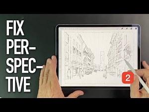 Urban Sketching with Procreate (Part 2) — Mastering Perspective Made Simple