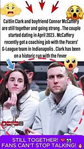 ❤️ Caitlin Clark & Connor McCaffery Are STILL Going Strong! 👀 Their Sweet Moment! 🏀 #shorts
