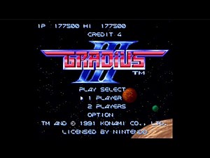 Gradius III (((SNES))) Full Game Walkthrough