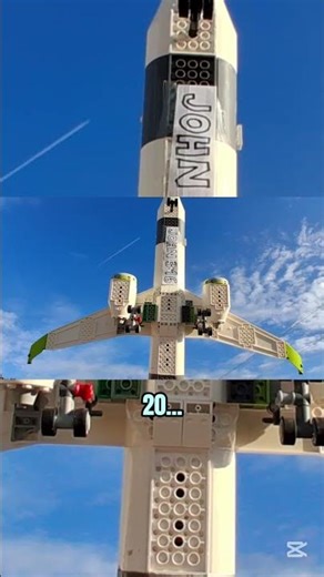 Flight to 1k is SO CLOSE! #airplane #aviation #legoairplane #flightto1k #lego ‪@supsnail‬