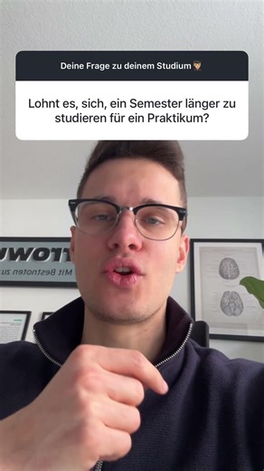 Standard study period or internship more important to students?