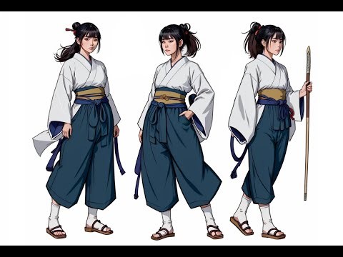 Time-lapse | Japanese Girl 3D Character Modeling