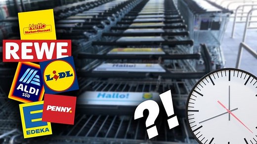 Aldi, Rewe, Edeka & Co: Die längsten Öffnungszeiten