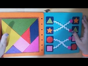 Cómo hacer un libro sensorial de fieltro para niños de 3 a 5 años parte 2/DIY kit Aliexpress