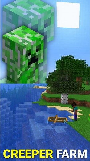 Minecraft Easiest Creeper Gunpowder Farm 1.21 Tutorial! #shorts #minecraft