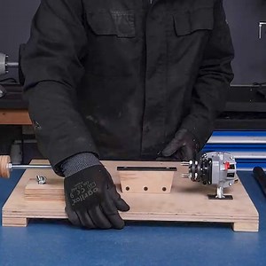 855K views · 2.2K reactions | DIY Machine for Shaping Wood Using an Angle Grinder! | Handy Panda | Facebook