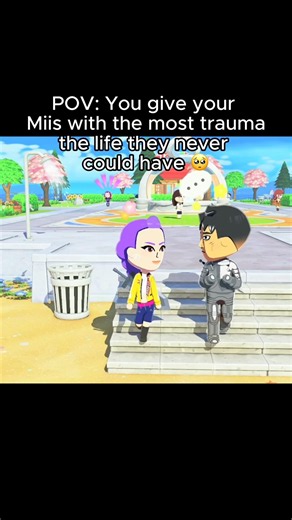 POV: you give your Miis with the most Trauma… 🥹 #tomodachilife #tomodachi