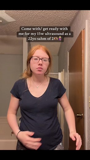 Getting bigger and bigger, the ultrasound tech immediately said “yep you’re definitely not early” lol 🤣🤰🏼#fyp #momsoftiktok #sahmsoftiktok #pregnant #15weekspregnant #ultrasound #vlog #grwm #comewithme