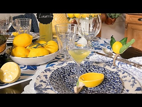 How to set a creative Italian Dinner Table