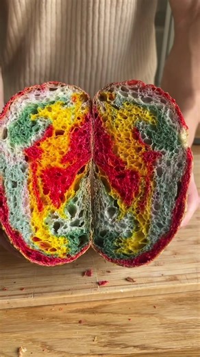 Pane arcobaleno, perché a colori è piu bello🌈 1G:2foodfitlovers #pride2023
