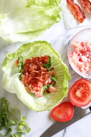 BLT Lettuce Wraps