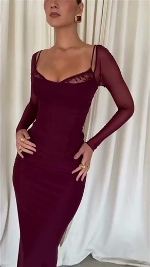 Sexy Mesh Maxi Dress 🔥 Backless Party Outfit | Premium Fashion Academy