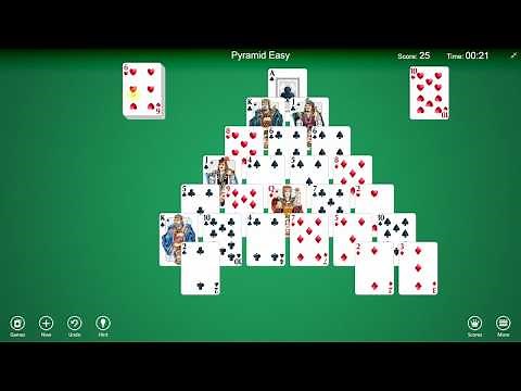 How to play Pyramid Solitaire online
