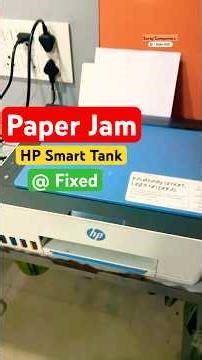 Solve HP Smart Tank 585 Printer Paper Jam and E4 Error in Minutes! #shorts