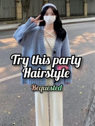 The Best Hairstyles For Holiday Parties & Events 💞 #partyhairstyle #shorts