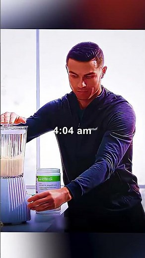 Ronaldo's morning routine