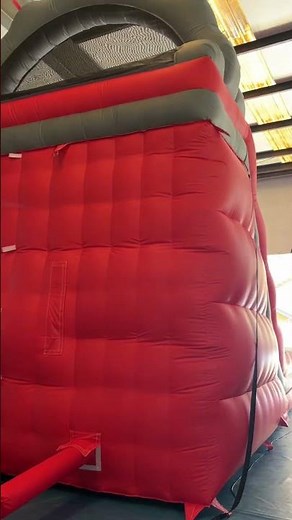 Giant Dual Lane Inflatable Slide | Factory Full Inflation Test #inflatableslide