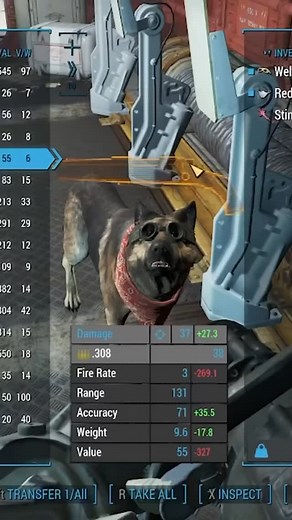 Congrats You’re officially a threat dog meat #fallout4 but everything is #randomized #fallout | Jnin3r