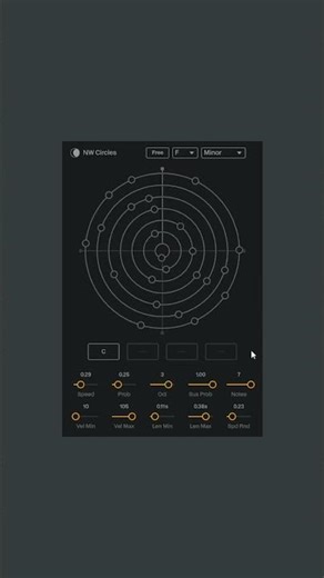 This Plugin Generates MIDI by Spinning Circles #generativemusic #midi #electronicmusic