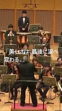 チャイコフスキー交響曲第5番「第2楽章」のラスト。あまりにも美しい旋律が、激しい運命の波に飲み込まれていく。
