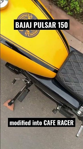 PULSAR 150 modified into CAFE RACER | NIKHIL CUSTOM MOTORCYCLES
