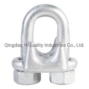 [Hot Item] Hot DIP Galvanized Carbon Steel U. S. Type Drop Forged Wire Rope Clip for Slings