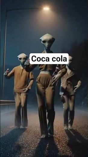 Aliens drink Coca Cola. Great brands don’t interrupt culture. they become part of it. #cocacola