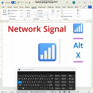 Network Signal Shortcut MS Word #msword #MSWordTips #mswordtricks #MSWORDtutorial #mswordtraining | TECH Tripple 9