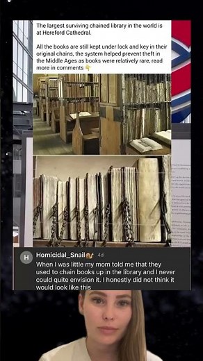 The largest surviving chained library in the world is at Hereford cathedral