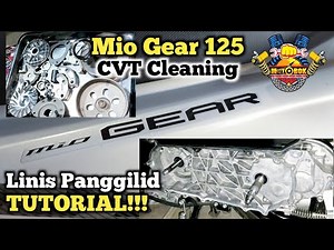 Mio Gear 125 Cvt Cleaning/Linis Panggilid TUTORIAL Step by Step