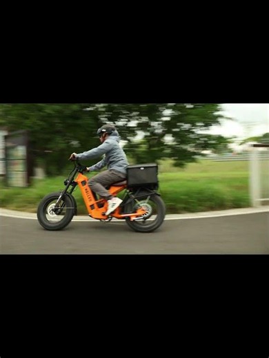 Delivery mode: activated 🛵💨 #automobile #viral #ebike #solarconverter #trending #mtb