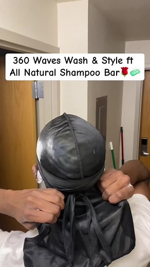 360 Waves All Natural Shampoo Bar Wash & Style Tutorial