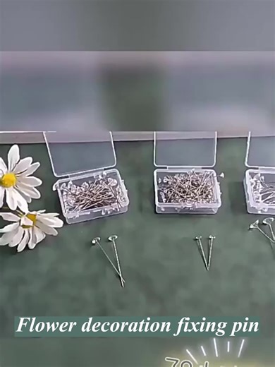 Straight Needle Clothing Flower Customized Pearl Pins White Water Drop Needle Diamond Pins