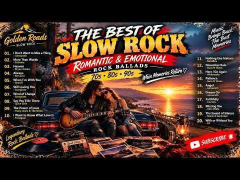 THE BEST OF SLOW ROCK | ROMANTIC & EMOTIONAL ROCK BALLADS | 70s 80s 90s | When Memories Return