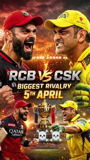 RCB vs CSK 🤯