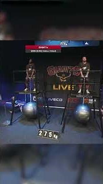 Strongman LEGEND vs Young Debutant! #strength #strongman #giantslive #worldsstrongestman