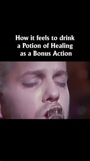 Drinking a Potion of Healing in D&D | #dnd5e #dndmemes #dungeonsanddragons