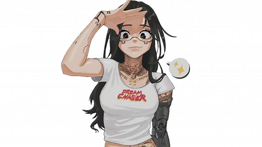 Dream Chaser White Preset Live Wallpaper