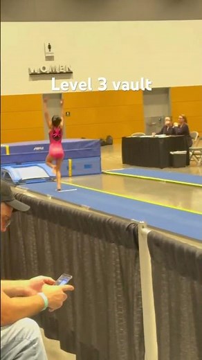 Gymnast level 3 vault🤸🏼‍♀️🥇