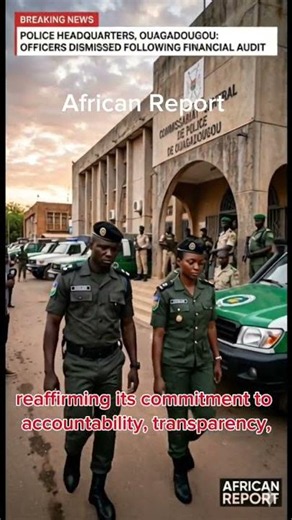 Burkina Faso Takes Action: Two Police Officers Dismissed Over 45M CFA Corruption Case 🇧🇫