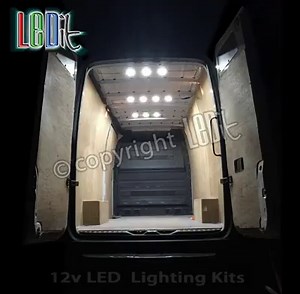 LED Lighting kits for Vans, Trucks, Lorries & Containers. Go to www.LED-it.co.uk for more details or to get your kit. Simply replace your existing bulb with the supplied adapter then connect the two LED wires - couldn't be simpler. No cutting of existing wiring - all completely removable. No electrical knowledge required. Free UK recorded delivery - international postage available. 5000 happy customers all over the world! | LEDit Lighting