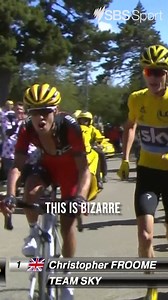 "I think you could lip-read what Richie Porte was saying there!" 😳 Le Tour de France fans will NEVER forget this moment in 2016 when Chris Froome RAN up Mont Ventoux! 😱 | SBS Sport