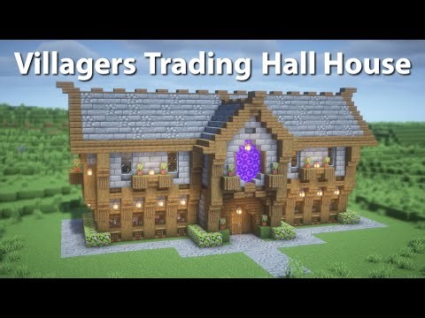 Best Trading Hall + Survival House | Complete Minecraft Tutorial