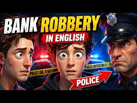 Cartoon Story in English 😳 | 3 Friends Bank Robbery (With Subtitles)