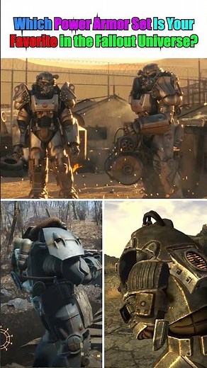 Which Power Armor Set Is Your Favorite in the Fallout Universe? #Fallout #FalloutTVShow
