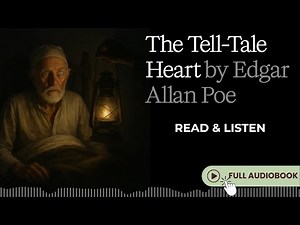 📚"The Tell Tale Heart" by Edgar Allan Poe | Read Along Audiobook with Highlighted Text 📚