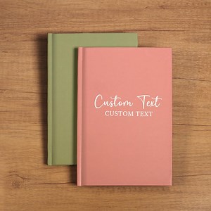 Personalized Notebook Custom Journal Custom Text Book Custom Book With Own Text, Company Gift, Quote Notebook Gratitude - Etsy Canada