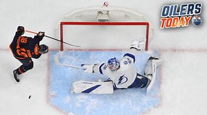 "We played a solid game." The Lightning snap the #Oilers win streak with a 7-4 victory at Rogers Place. Paige has your summary. | Edmonton Oilers