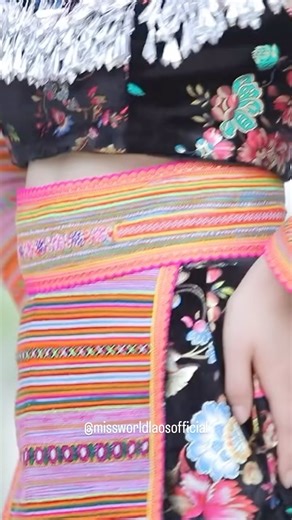 Hmong Dress presented by Miss World Laos contestants #miss #missworld #missworldlaos #viral #viralvideos #viralreels | Miss World Laos
