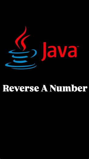 Saad | Java Logical Program – Reverse a Number 🔁 Simple while-loop logic in Java 💡 Follow for daily Java programs 🚀 #Java #CoreJava #JavaLogic... | Instagram